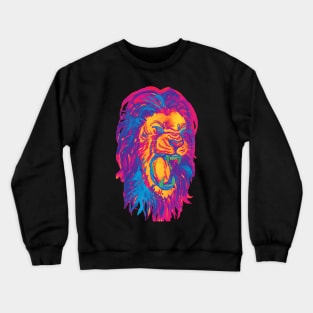 Neon Lion Crewneck Sweatshirt